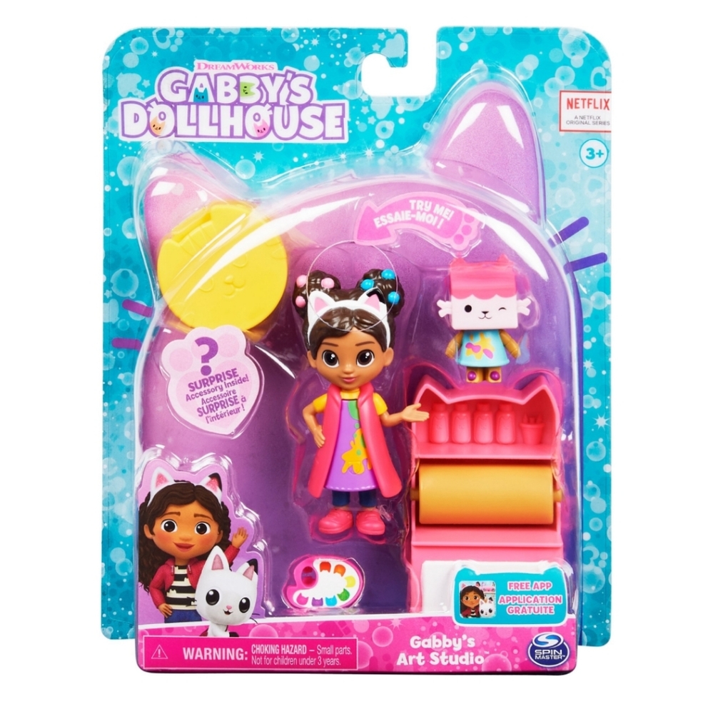 Sold***&Gabby's Dollhouse Art Studio Figure Set